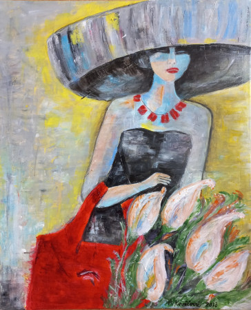 Ester, 50x60 cm, akryl